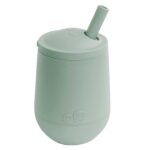 EZPZ Обучителна чаша със сламка 12+ месеца Mini Cup Sage