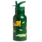 Бутилка от неръждаема стомана със сламка: Jungle Tiger