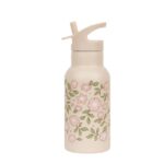 Бутилка от неръждаема стомана със сламка: Blossoms Pink
